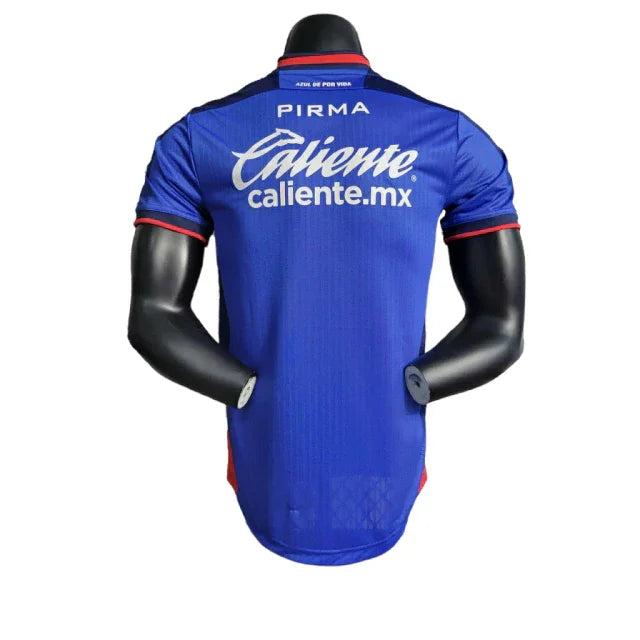 Camisa Cruz Azul do México I (Home) 23/24 - Jogador Masculina - Azul - Manto Elegante