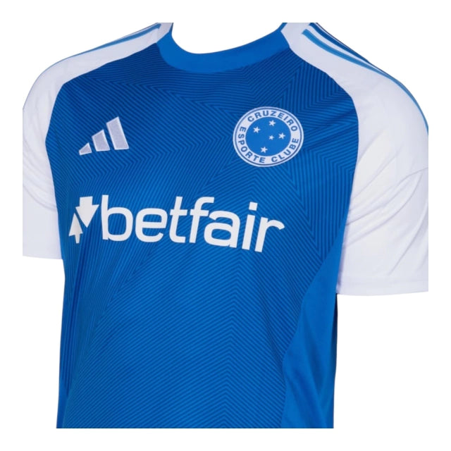 Camisa Cruzeiro I 25/26 - Torcedor Masculina - Azul e Branco
