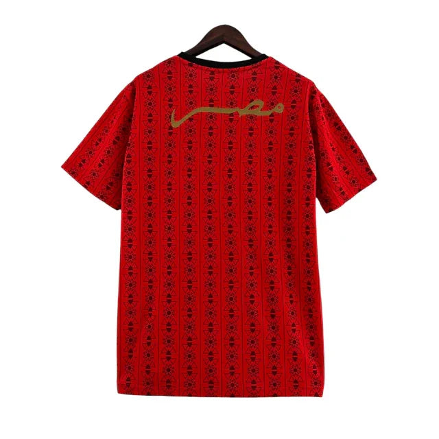 Camisa Seleção do Egito I (Home) 23/24 - Torcedor Masculina - Vermelho - Manto Elegante