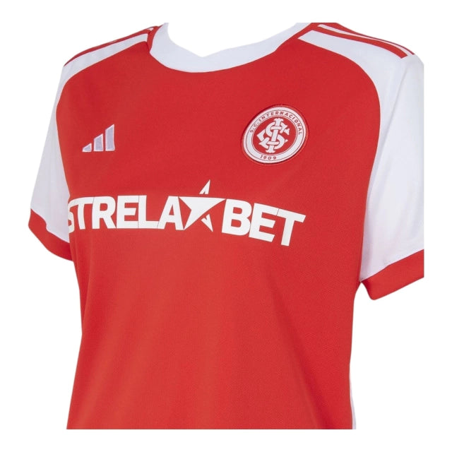 Camisa Internacional I 24/25 - Torcedor Feminina - Vermelho
