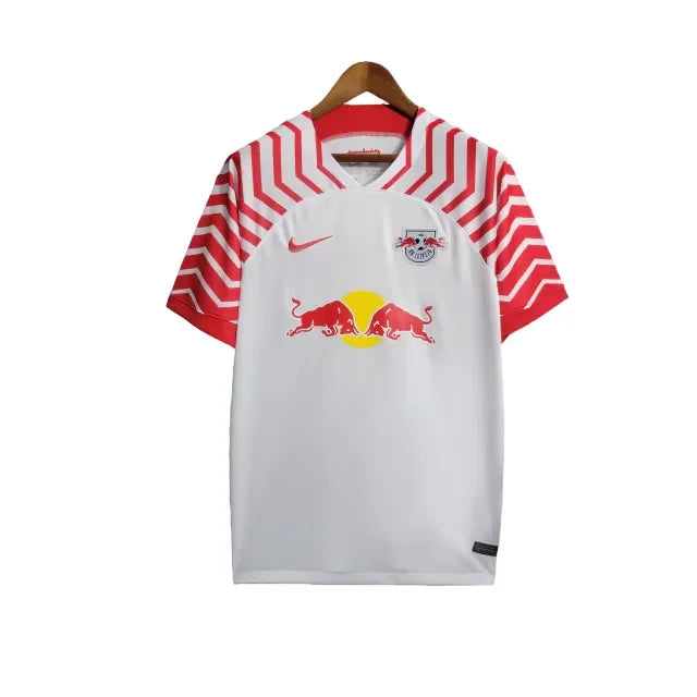 Camisa RB Leipzig I (Home) 23/24 - Torcedor Masculina - Branco - Manto Elegante