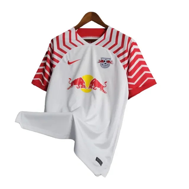 Camisa RB Leipzig I (Home) 23/24 - Torcedor Masculina - Branco - Manto Elegante