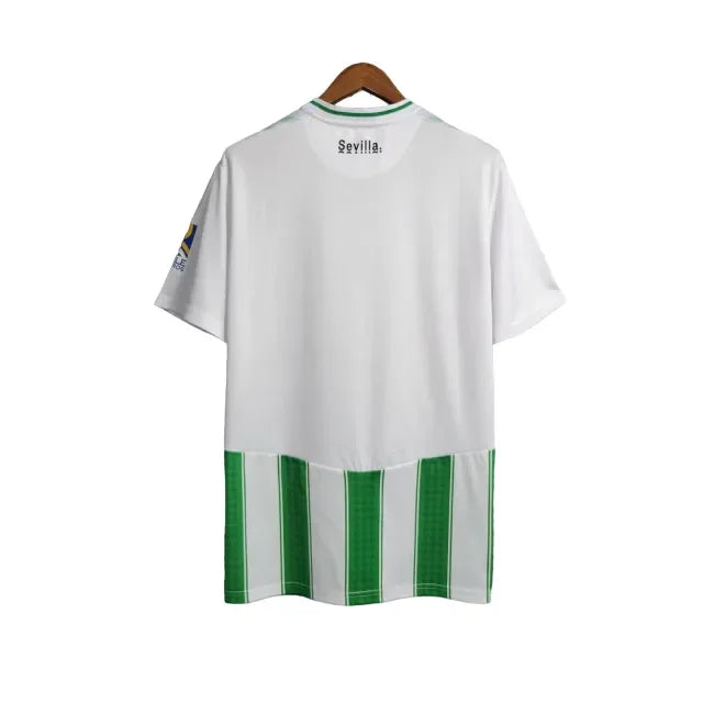 Camisa Real Betis I (Home) 23/24 - Torcedor Masculina - Branco e Verde - Manto Elegante