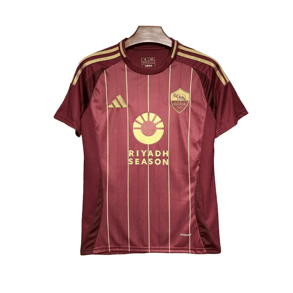 Camisa Roma I (Home) 24/25 - Torcedor Masculina - Vinho
