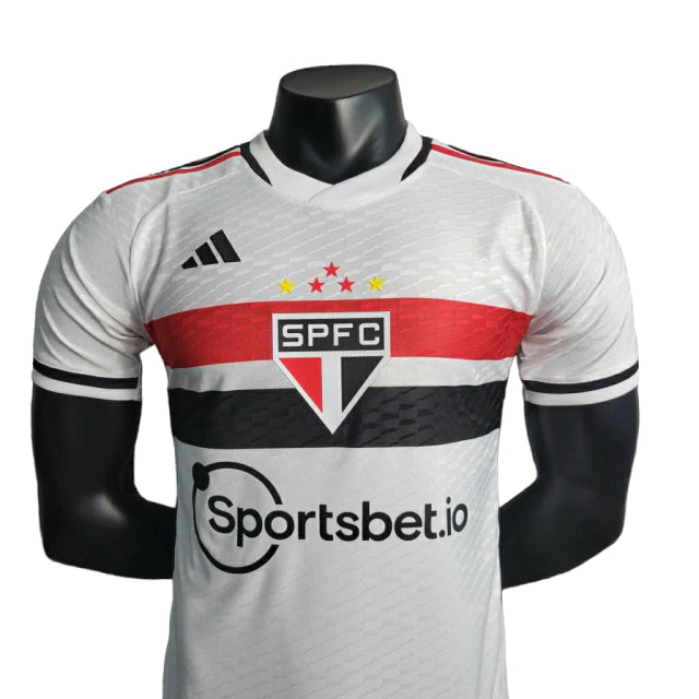 Camisa São Paulo I 23/24 - Jogador Masculina - Branco