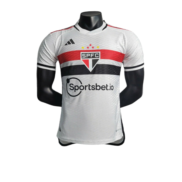 Camisa São Paulo I 23/24 - Jogador Masculina - Branco