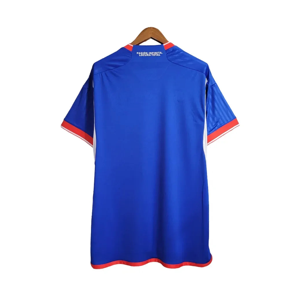 Camisa Universidad de Chile I (Home) 23/24 - Torcedor Masculina - Azul - Manto Elegante