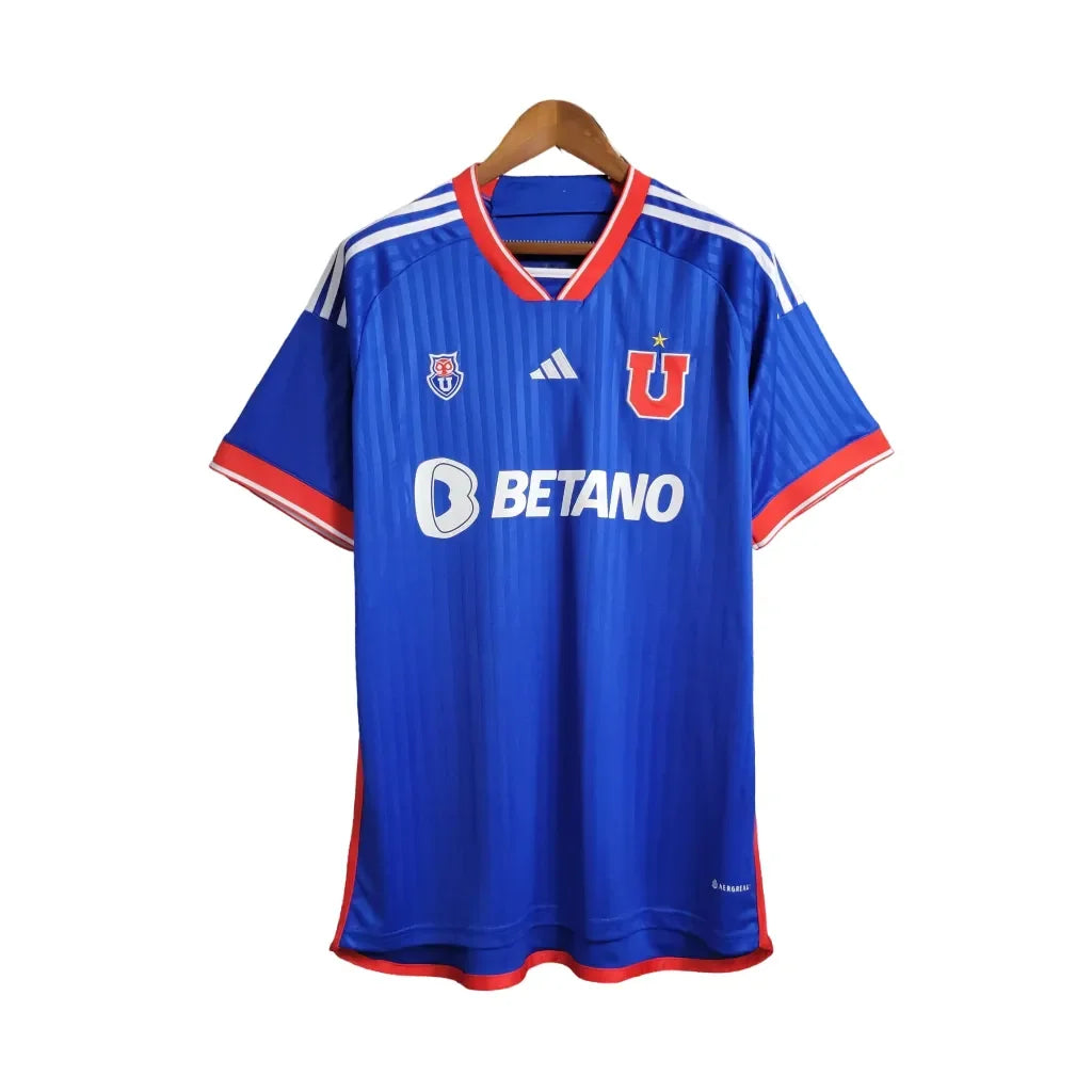 Camisa Universidad de Chile I (Home) 23/24 - Torcedor Masculina - Azul - Manto Elegante