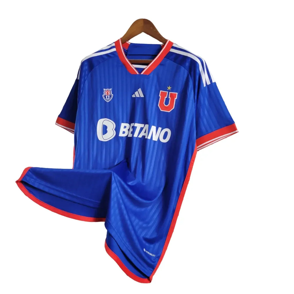 Camisa Universidad de Chile I (Home) 23/24 - Torcedor Masculina - Azul - Manto Elegante