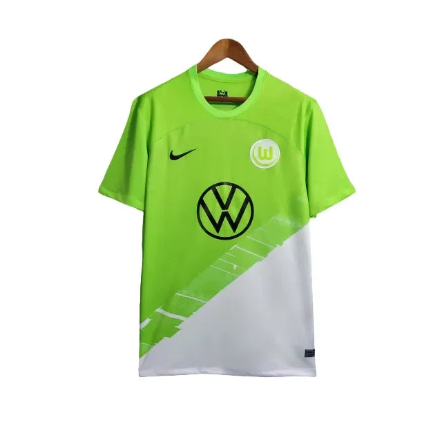 Camisa Wolfsburg I (Home) 23/24 - Torcedor Masculina - Verde - Manto Elegante