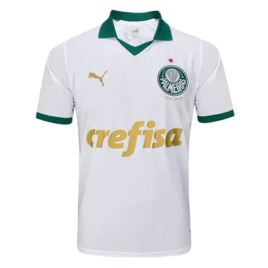 Camisa Palmeiras II 24/25 - Torcedor Masculina - Branco - Manto Elegante