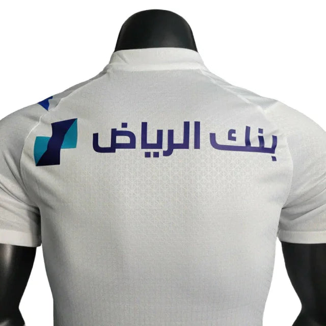 Camisa Al-Hilal II (Away) 23/24 - Jogador Masculina - Branco - Manto Elegante