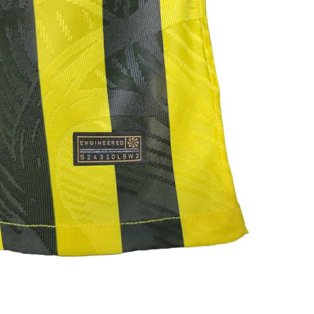 Camisa Al-Ittihad II (Away) 23/24 - Jogador Masculina - Amarelo e Preto - Manto Elegante