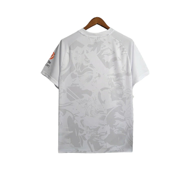 Camisa Aston Villa II (Away) 23/24 - Torcedor Masculina - Branco - Manto Elegante