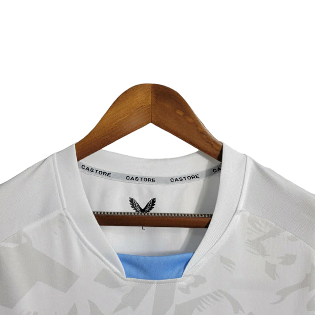 Camisa Aston Villa II (Away) 23/24 - Torcedor Masculina - Branco - Manto Elegante