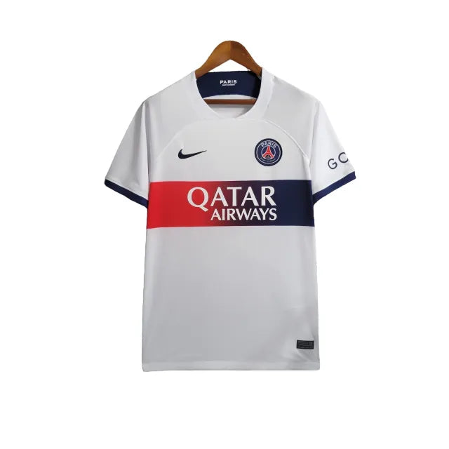 Camisa PSG II (Away) 23/24 - Torcedor Masculina - Branco - Manto Elegante