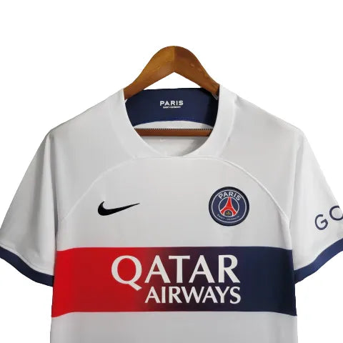 Camisa PSG II (Away) 23/24 - Torcedor Masculina - Branco - Manto Elegante