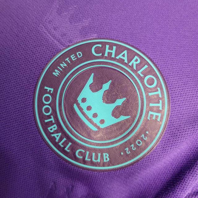 Camisa Charlotte FC II (Away) 23/24 - Jogador Masculina - Roxo - Manto Elegante