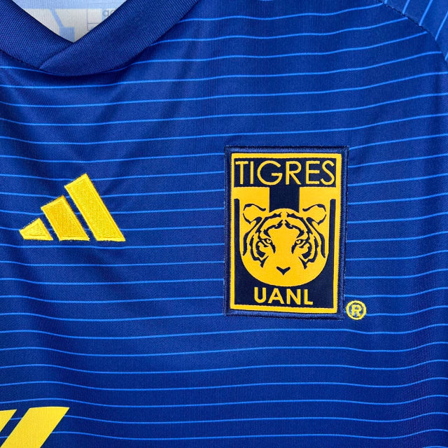 Camisa Tigres do México II (Away) 23/24 - Torcedor Masculina - Azul Marinho - Manto Elegante