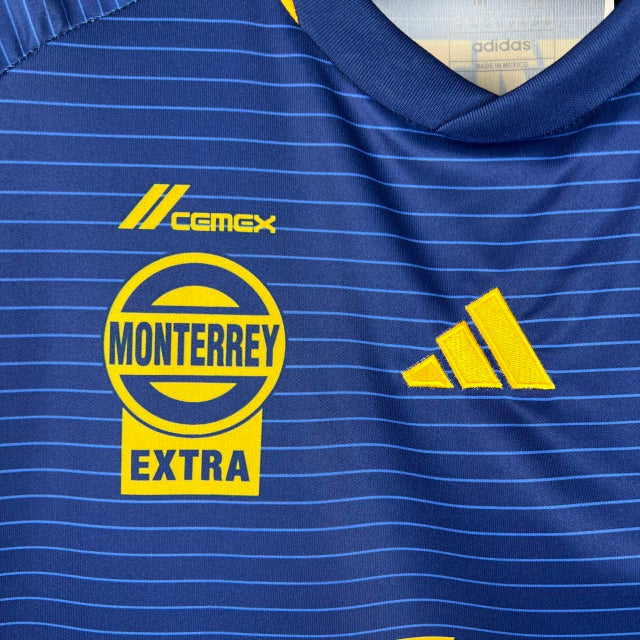 Camisa Tigres do México II (Away) 23/24 - Torcedor Masculina - Azul Marinho - Manto Elegante
