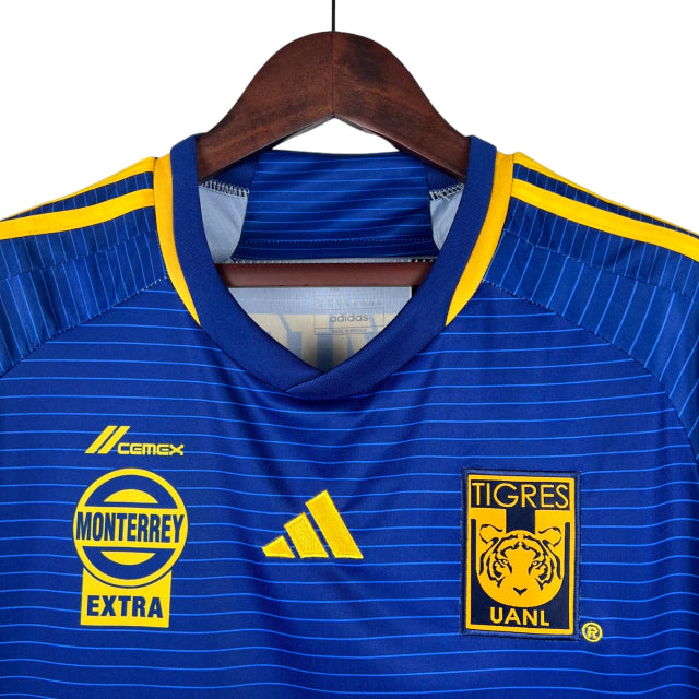 Camisa Tigres do México II (Away) 23/24 - Torcedor Masculina - Azul Marinho - Manto Elegante