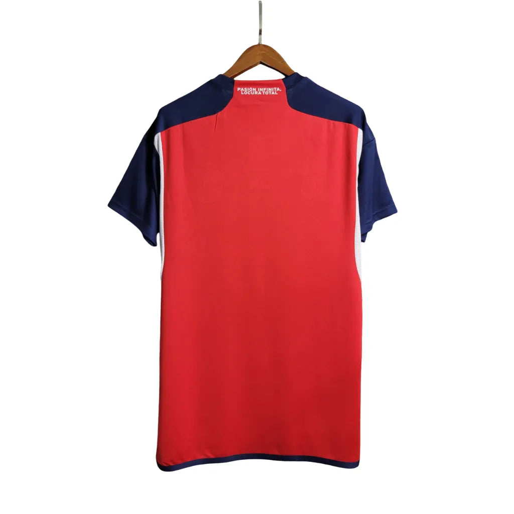Camisa Universidad de Chile II (Away) 23/24 - Torcedor Masculina - Vermelho - Manto Elegante