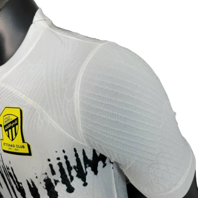 Camisa Al-Ittihad III (Third) 23/24 - Jogador Masculina - Branco - Manto Elegante