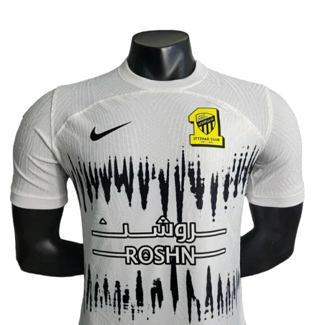 Camisa Al-Ittihad III (Third) 23/24 - Jogador Masculina - Branco - Manto Elegante