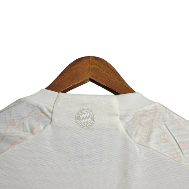 Camisa Bayern de Munique III (Third) 23/24 - Torcedor Masculina - Bege - Manto Elegante
