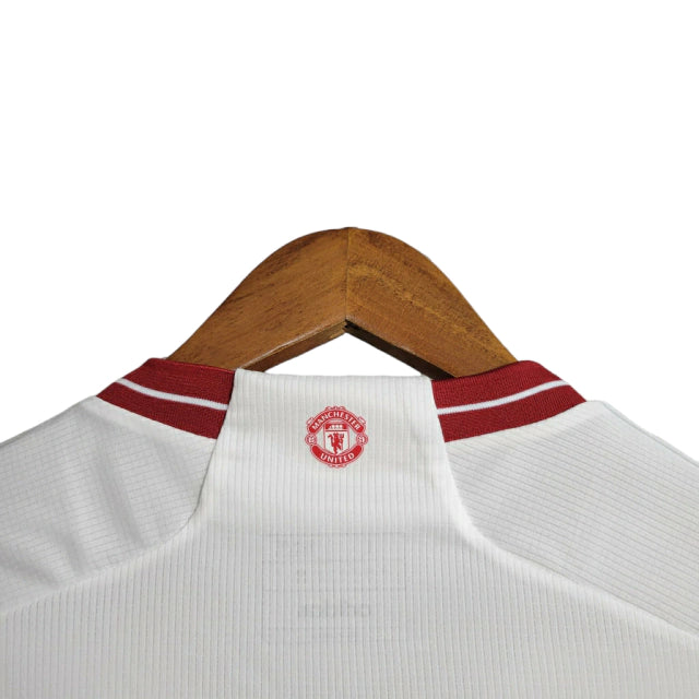 Camisa Manchester United III (Third) 23/24 - Torcedor Masculina - Branco - Manto Elegante