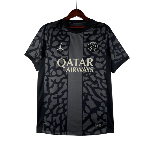 Camisa PSG III (Third) 23/24 - Torcedor Masculina - Preto - Manto Elegante