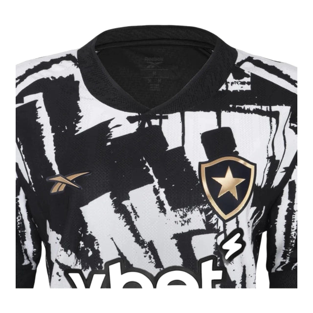 Camisa Botafogo IV 25/26 - Torcedor Feminina - Preto e Branco