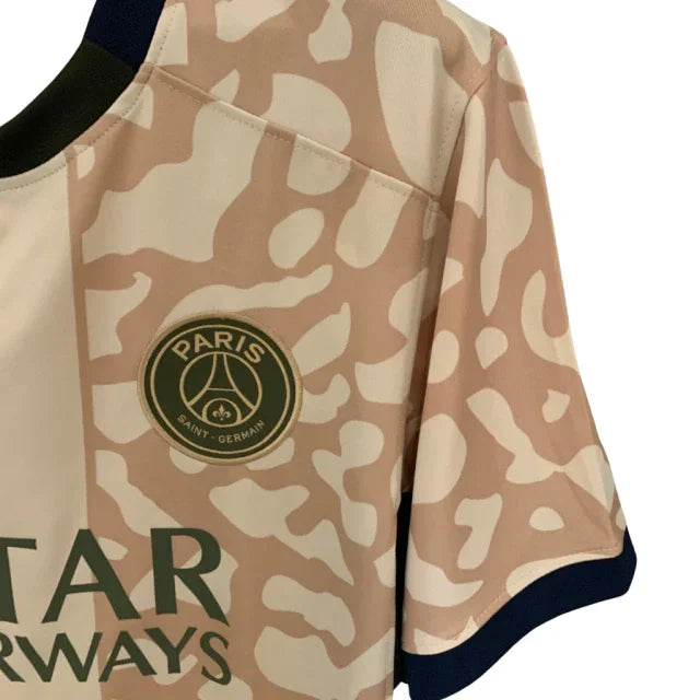 Camisa PSG IV (Fourth) 23/24 - Torcedor Masculina - Bege - Manto Elegante