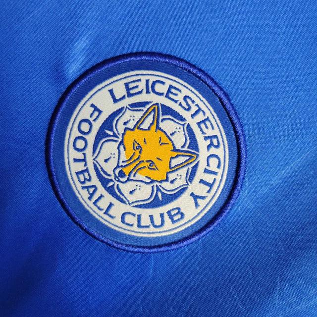 Camisa Leicester City I (Home) 23/24 - Torcedor Masculina - Azul - Manto Elegante