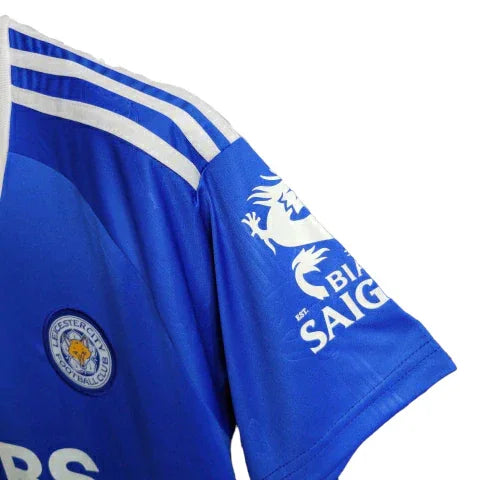 Camisa Leicester City I (Home) 23/24 - Torcedor Masculina - Azul - Manto Elegante