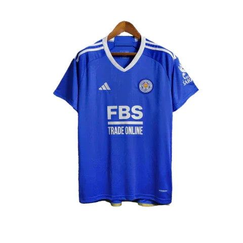 Camisa Leicester City I (Home) 23/24 - Torcedor Masculina - Azul - Manto Elegante
