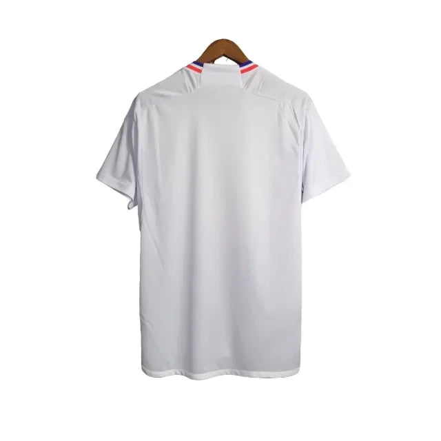 Camisa Lyon I (Home) 23/24 - Torcedor Masculina - Branco - Manto Elegante