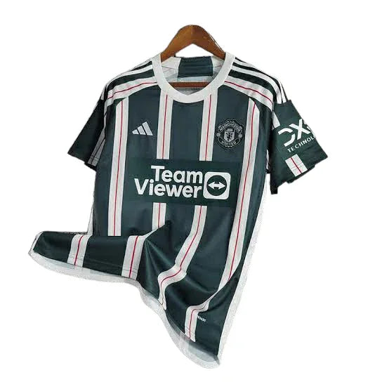 Camisa Manchester United II (Away) 23/24 - Torcedor Masculina - Verde - Manto Elegante