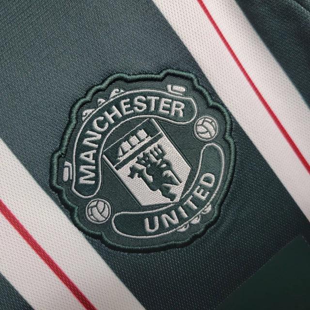 Camisa Manchester United II (Away) 23/24 - Torcedor Masculina - Verde - Manto Elegante