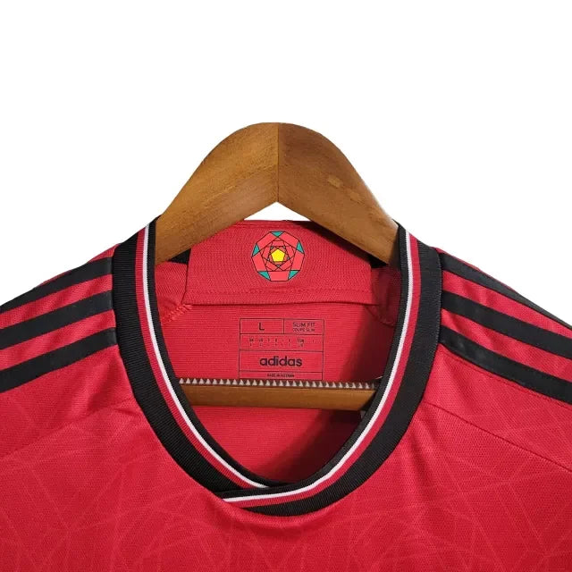 Camisa Manchester United I (Home) 23/24 - Torcedor Masculina - Vermelho - Manto Elegante
