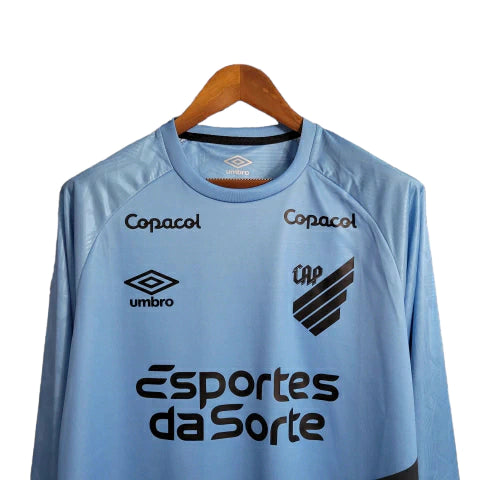 Camisa Manga Longa Athletico Paranaense II 23/24 - Torcedor Masculina - Azul - Manto Elegante