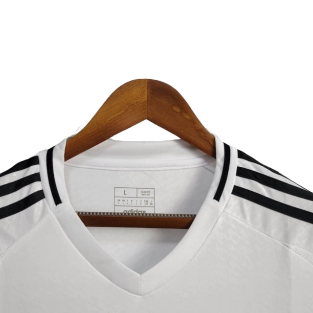 Camisa Manga Longa Real Madrid I (Home) 24/25 - Torcedor Masculina - Branco