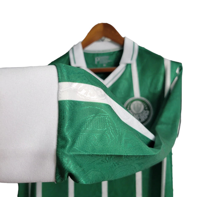 Camisa Manga Longa Retrô Palmeiras I 93/94 - Torcedor Masculina - Verde - Manto Elegante
