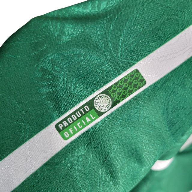 Camisa Manga Longa Retrô Palmeiras I 93/94 - Torcedor Masculina - Verde - Manto Elegante