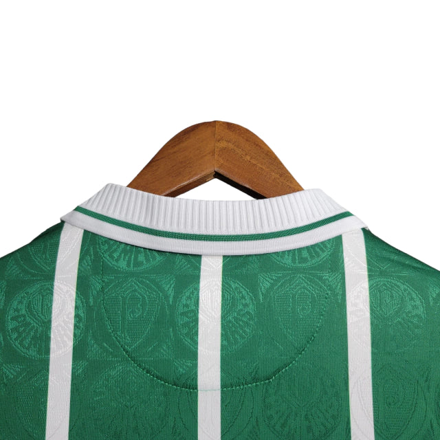 Camisa Manga Longa Retrô Palmeiras I 93/94 - Torcedor Masculina - Verde - Manto Elegante