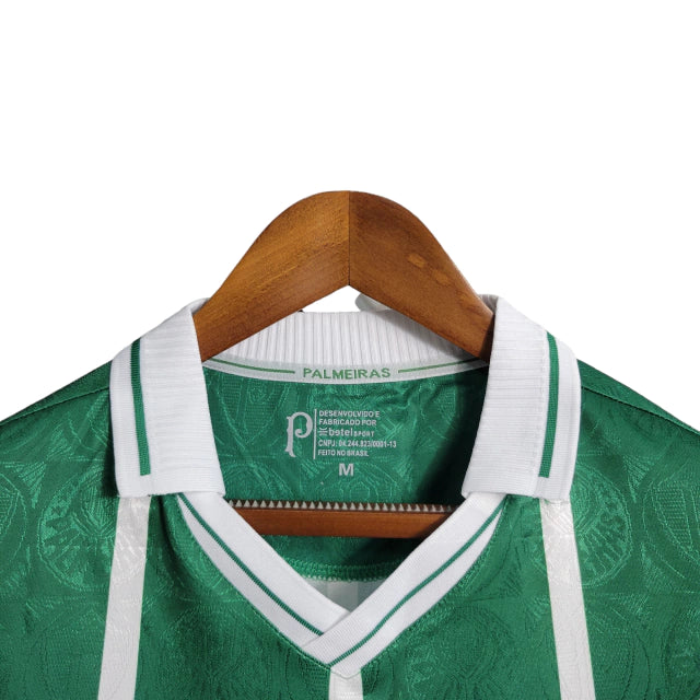 Camisa Manga Longa Retrô Palmeiras I 93/94 - Torcedor Masculina - Verde - Manto Elegante