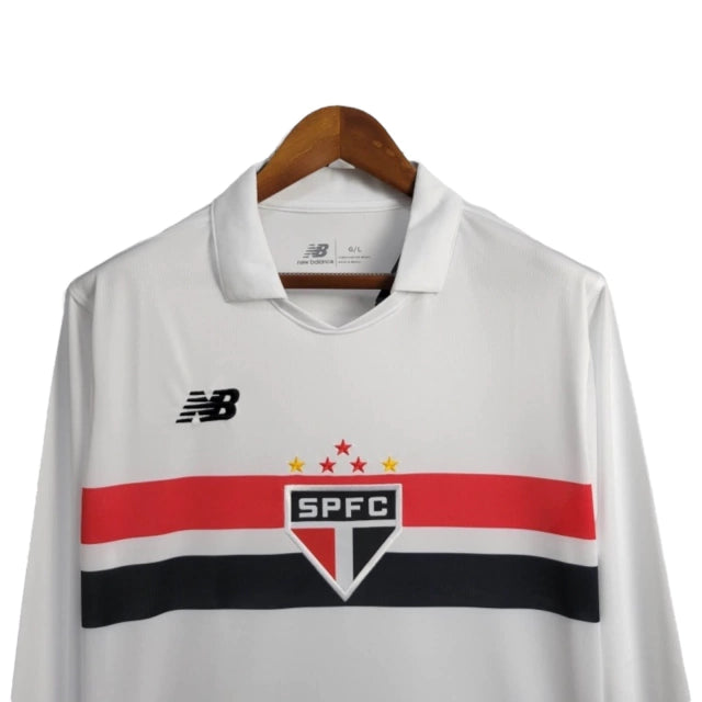 Camisa Manga Longa São Paulo I 24/25 - Torcedor Masculina - Branco