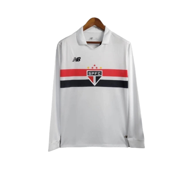 Camisa Manga Longa São Paulo I 24/25 - Torcedor Masculina - Branco