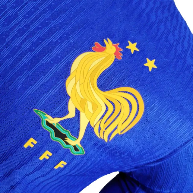 Camisa Manga Longa Seleção da França I (Home) 24/25 - Jogador Masculina - Azul - Manto Elegante