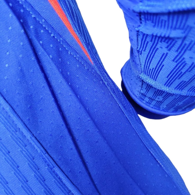 Camisa Manga Longa Seleção da França I (Home) 24/25 - Jogador Masculina - Azul - Manto Elegante